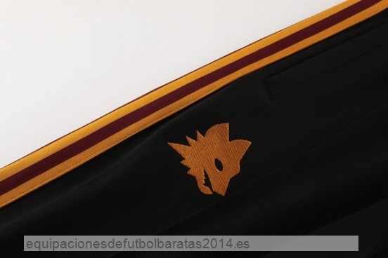Nuevo Pantalones Deportivos AS Roma 23/24 Negro Baratas